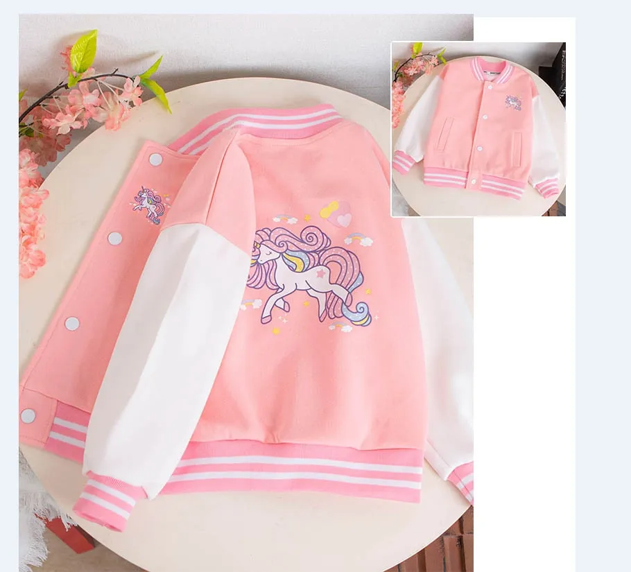 Autumn Unicorn Sports Jacket For Girls