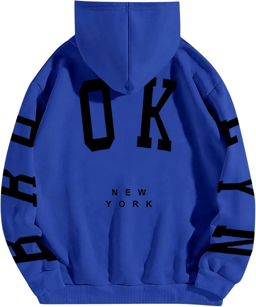 Fall Clothes 2024 Trendy Outfits Letter Printed Hoodie V Neck Fleece Sweatshirts Oversized Sweatshirt for Women