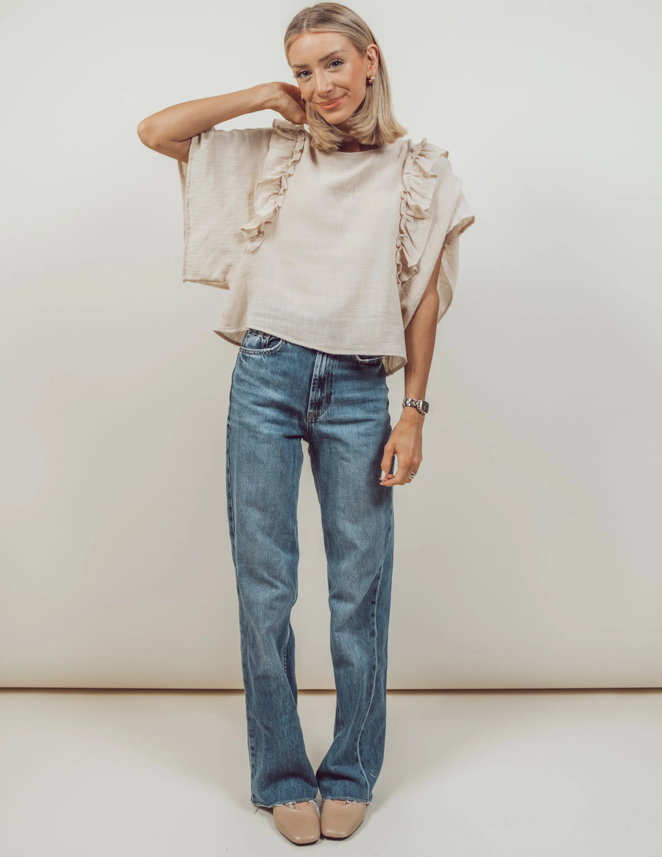 Katarina Ruffle Top