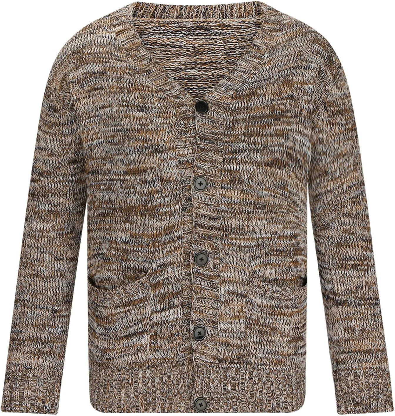 Men's Cardigan Sweaters Cable Knit Sweater Button Down Cardigan Color Block Sweater Open Front Cardigan Fashion Jackets