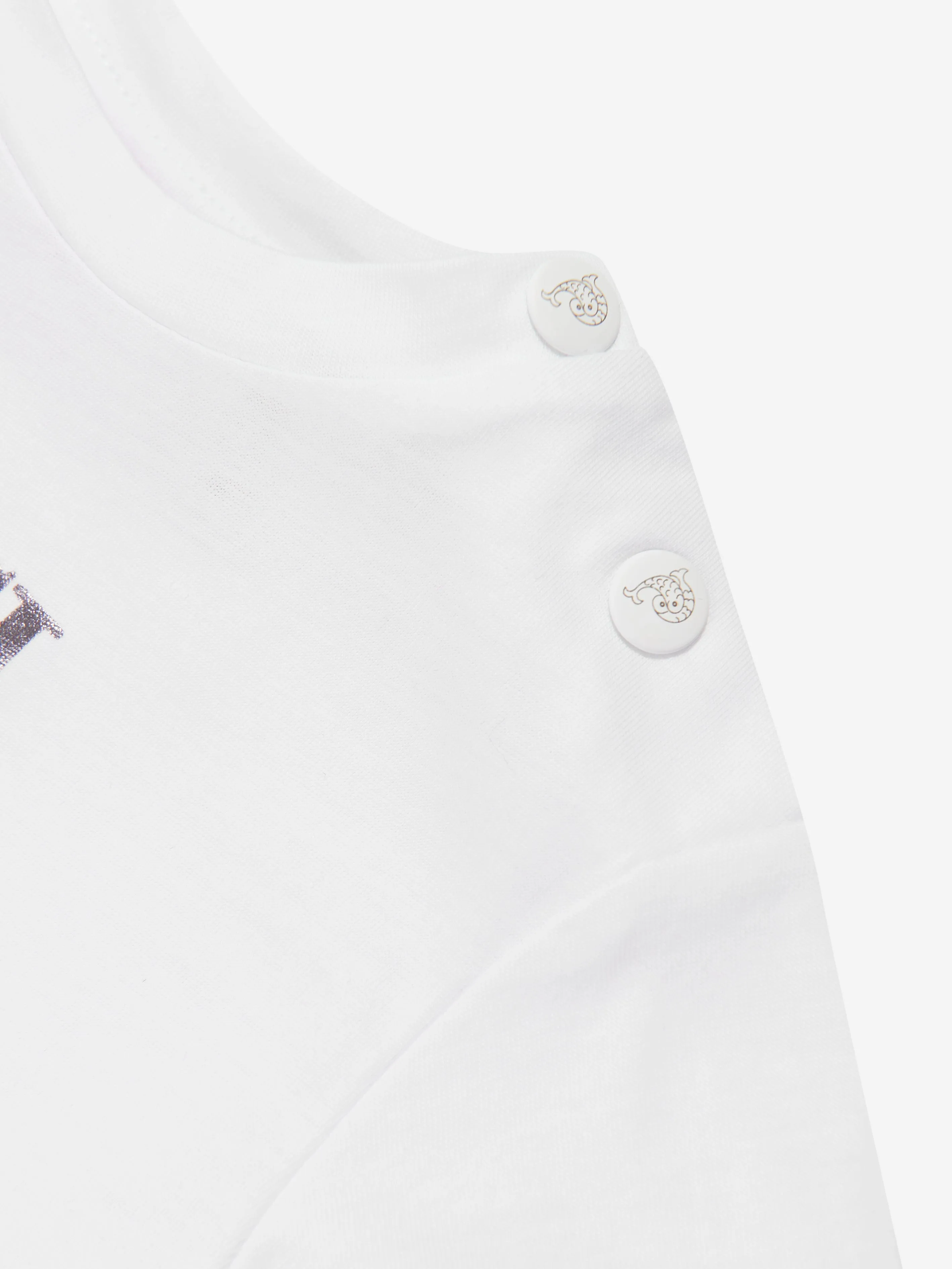 Pucci Baby Girls Peplum T-Shirt in White