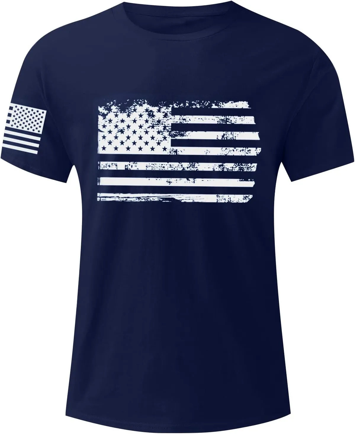 RTRDE Men's Flag T-Shirts Graphic Tees Crewneck Election 2024 Shirt Patriotic Short Sleeve Print Tshirts, M-5XL