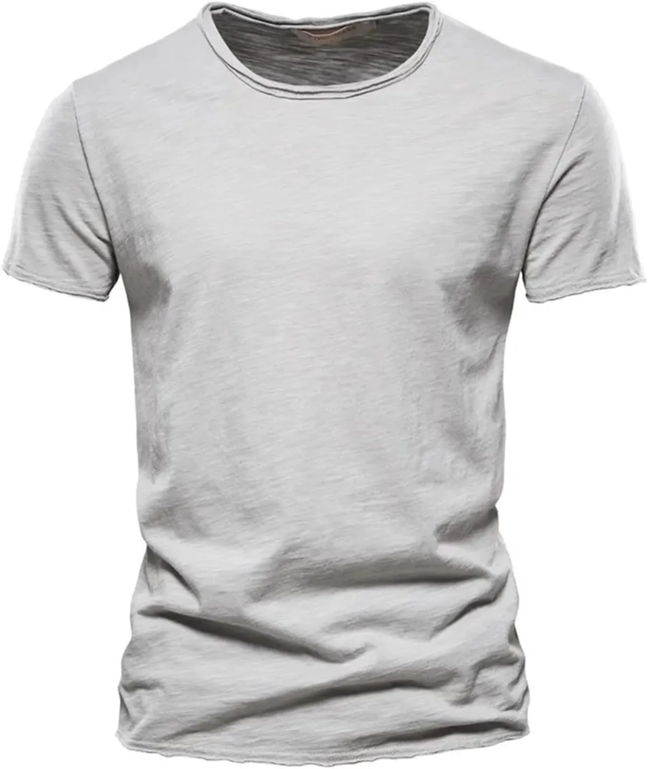 T-Shirts for Men Fashion, Regular Fit Striped Color Block Short Sleeve Crewneck Pocket Casual Basic Tee Shirt